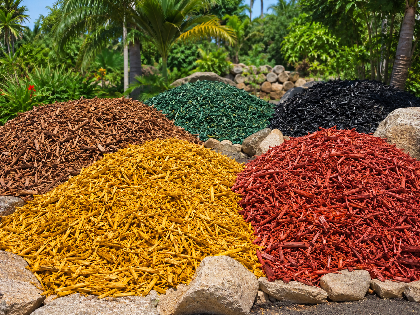 Colored Wood Chips
